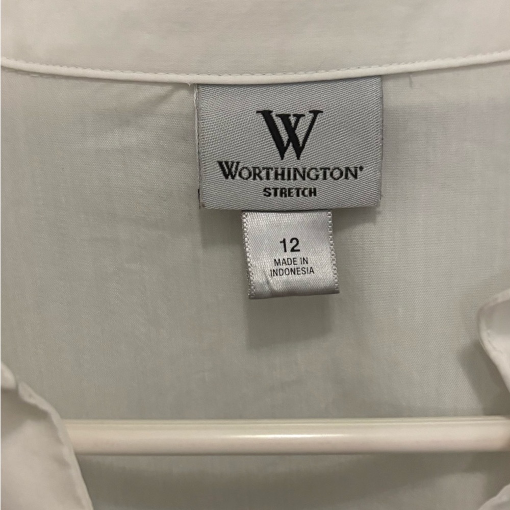 Worthington off white Stretch Blouse - Picture 4 of 6